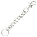 クロムハーツ Chrome Hearts サイズ:ロング CLP CHN CLASSIC-L ロングクラシックリンク シルバーキーチェーン(シルバー 78.13g)【117052】【OS06】【小物】【中古】bb410#rinkan*C