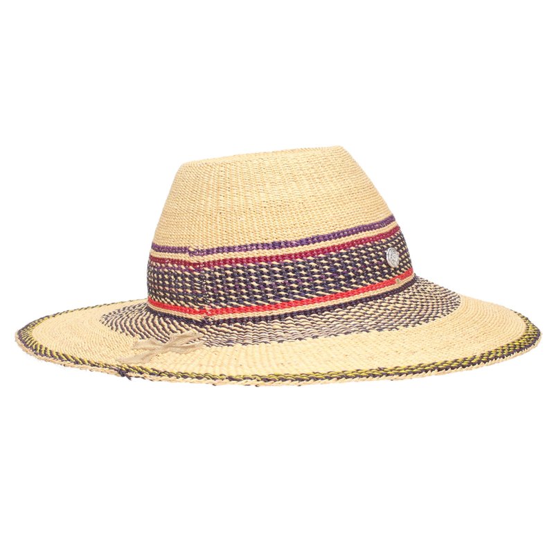 クロムハーツ Chrome Hearts サイズ:ONE SIZE クロスパッチ付き ストローハット(ベージュ調×シルバー)【407052】【GZ11】【小物】...