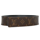ルイヴィトン LOUISVUITTON サイズ:85/34 M0275 イニシャル 40MM リバーシブル モノグラムレザーベルト(ブラウン調)【607052】...