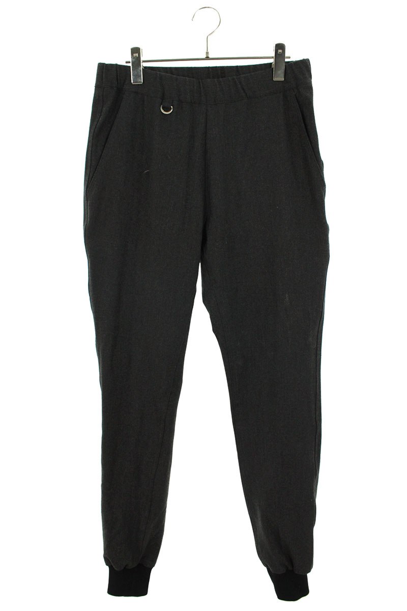 ユニフォームエクスペリメント uniform experiment サイズ:2 STRETCH MONALUCE TWILL RIBBED EASY PANTS UE-202030 ストレッチイージーロングパンツ(グレー)【607052】【BS99】【メンズ】【中古】bb297#rinkan*B