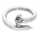 クロムハーツ Chrome Hearts サイズ:8号 NAIL CRSBALL ネイルクロスボール シルバーリング(シルバー 5.85g)【607052】【GZ11】【小物】【中古】bb212#rinkan*B