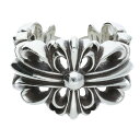 クロムハーツ Chrome Hearts サイズ:12号 DBL FLRL CRS ダブルフローラルクロス シルバーリング(シルバー 14.69g)【807052】【OS06】【小物】【中古】bb326#rinkan*B