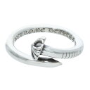 クロムハーツ Chrome Hearts サイズ:19号 NAIL CRSBALL ネイルクロスボール シルバーリング(シルバー 6.95g)【807052】【OS06】【小物】【中古】bb346#rinkan*B