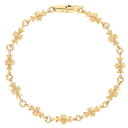 クロムハーツ Chrome Hearts サイズ:11LINK 22K TNY E CH PLS ゴールドブレスレット(イエローゴールド 14.11g)【407...