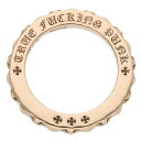 クロムハーツ Chrome Hearts サイズ:9号 22K TFP PNK PLS 22Kトゥルーファッキンパンク プラスパンク ゴールドリング(イエローゴールド 7.73g)【707052】【SS07】【小物】【中古】bb460#rinkan*B