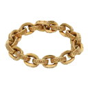 クロムハーツ Chrome Hearts サイズ:23号 22K PAPER CHAIN RING ペーパーチェーン ゴールドリング(イエローゴールド 9.52g)【507052】【GZ11】【小物】【中古】bb376#rinkan*A