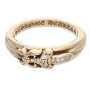クロムハーツ Chrome Hearts サイズ:10号 22K BABY CLSC P D 22Kベイビークラシックダガー PAVEダイヤ ゴールドリング(イエローゴールド×クリア 7.72g)【607052】【GZ11】【小物】【中古】bb376#rinkan*B