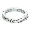 クロムハーツ Chrome Hearts サイズ:16号 SCRL BAND スクロールバンド シルバーリング(シルバー 8.44g)【807052】【GZ11】【小物】【中古】bb315#rinkan*B