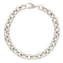 クロムハーツ Chrome Hearts サイズ:8inch LARGE PAPER CHN ラージペーパーチェーン シルバーブレスレット(シルバー 35.81...