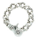 クロムハーツ Chrome Hearts サイズ:13LINK FNCY CHN LNK ファンシーリンククリップ シルバーブレスレット(シルバー 120.95...