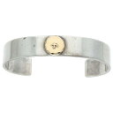 ゴローズ goro's サイズ:S 平打ちブレス S ブレスレット(シルバー×ゴールド 30.86g)【317052】【HJ08】【小物】【中古】bb443#r...