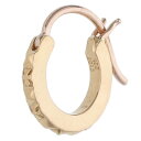 クロムハーツ Chrome Hearts 22K HOOP TFP TINY タイニーフープ ゴールドピアス(ゴールド 1.59g)【807052】【GZ11】【小物】【中古】bb376#rinkan*A