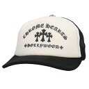 クロムハーツ Chrome Hearts サイズ:ONE SIZE TRUCKER CAP トラッカーキャップ セメタリークロスプリントメッシュクロスボール付き...