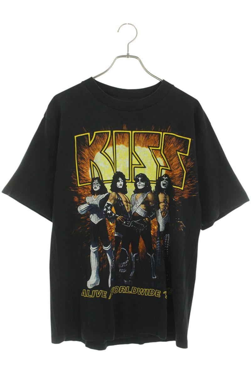 ヴィンテージ VINTAGE　サイズ:L KISS キッス ALIVE WORLDWIDE 96 97ツアーTシャツ(ブラック)【807052..