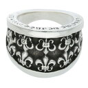 クロムハーツ Chrome Hearts サイズ:16号 WIDE NARROW V BS FLUER ワイドナローVバンドBSフレア リング(シルバー 21.51g)【607052】【SS07】【小物】【中古】bb460#rinkan*B