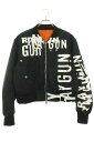 タカヒロミヤシタザソロイスト TAKAHIROMIYASHITA TheSoloIst サイズ:44 23AW sj.0018aAW23 two-way cropped bomber jacket MA-1 David Carsonクロップドボンバージャケットブルゾン(ブラック)【907052】【BS99】【メンズ】【中古】bb51#rinkan*A