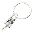 クロムハーツ Chrome Hearts RNG&No5 DGGR キーリング#5ダガー シルバーキーリング(シルバー 10.95g)【807052】【SS07】【小物】【中古】bb212#rinkan*B