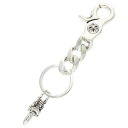 クロムハーツ Chrome Hearts CLP CHN CLASSIC-S ショートクラシックリンク シルバーキーチェーン(シルバー 49.56g)【117052】【GZ11】【小物】【中古】bb384#rinkan*B