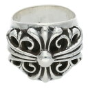 クロムハーツ Chrome Hearts サイズ:16号 KEEPER キーパー シルバーリング(シルバー 20.01g)【907052】【SJ02】【小物】【中古】bb377#rinkan*B