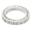 クロムハーツ Chrome Hearts サイズ:4号 3mm SPACER FUCKYOU 3mmスペーサーファックユー シルバーリング(シルバー 5.37g)【907052】【SS07】【小物】【中古】bb377#rinkan*B