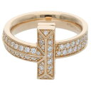 ティファニー TIFFANY&Co. サイズ:10号 Tワン K18YGダイヤモンドリング(イエローゴールド×クリア 10.26g)【317052】【SB01】【小物】【中古】bb459#rinkan*A