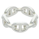 エルメス HERMES サイズ:54/14号 Chaine d'Ancre Enchainee PM シェーヌダンクルアンシェネPMシルバーリング(シルバー 5.96g)【517052】【FK04】【小物】【中古】bb177#rinkan*B