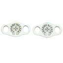 クロムハーツ Chrome Hearts SHOELACE SET シューレース 2個セットV1ホースシューシューレース(シルバー 総重量7.76g)【717...
