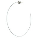 クロムハーツ Chrome Hearts HOOP CH PLS CHプラスフープ シルバーピアス(シルバー 4.95g)【117052】【SS07】【小物】【中古】bb212#rinkan*B
