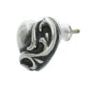 クロムハーツ Chrome Hearts STUD HEART ハートスタッド シルバーピアス(シルバー 1.5g)【117052】【SS07】【小物】【中古】bb411#rinkan*B