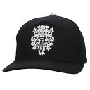 クロムハーツ Chrome Hearts サイズ:ONE SIZE ダガー刺繍帽子(ブラック×ホワイト×シルバー)【907052】【GZ11】【小物】【中古】b...