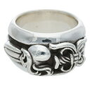 クロムハーツ Chrome Hearts サイズ:23号 DAGGER HEART ダガーハート シルバーリング(シルバー 38.31g)【417052】【NO05】【小物】【中古】bb33#rinkan*B