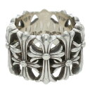 クロムハーツ Chrome Hearts サイズ:18号 CEMETERY セメタリークロス シルバーリング(シルバー 21.8g)【417052】【OS06】【小物】【中古】bb410#rinkan*B