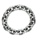 クロムハーツ Chrome Hearts サイズ:18号 PAPER CHAIN RING ペーパーチェーン シルバーリング(シルバー 5.32g)【517052】【GZ11】【小物】【中古】bb389#rinkan*B