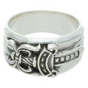 クロムハーツ Chrome Hearts サイズ:25号 DAGGER ダガー シルバーリング(シルバー 16.68g)【517052】【OS06】【小物】【中古】bb346#rinkan*B