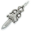 クロムハーツ Chrome Hearts DOUBLE DAGGER ダブルダガー ペンダント シルバーネックレストップ(シルバー 23.67g)【517052】【GZ11】【小物】【中古】bb437#rinkan*B(4)
