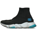 バレンシアガ BALENCIAGA サイズ:41 SPEED TRAINER スピードトレーナーソックススニーカー(ブラック×グレー×ブルー)【417052】【BS99】【メンズ】【小物】【中古】bb212#rinkan*B