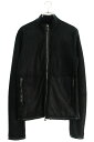 クロムハーツ Chrome Hearts サイズ:M PRFCT LTHR パーフェクトレザー ダガージップシングルライダースレザージャケット(ブラック×シルバ...