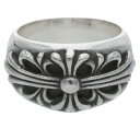 クロムハーツ Chrome Hearts サイズ:19.5号 FLRL CRS フローラルクロス シルバーリング(シルバー 17.5g)【217052】【SJ02】【小物】【中古】bb17#rinkan*B