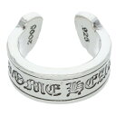 クロムハーツ Chrome Hearts サイズ:19号 LG SCROLL LABEL ラージスクロールラベル シルバーリング(シルバー 16.81g)【517052】【SJ02】【小物】【中古】bb76#rinkan*B