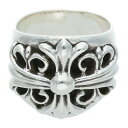 クロムハーツ Chrome Hearts サイズ:20号 KEEPER キーパー シルバーリング(シルバー 25.1g)【517052】【NO05】【小物】【中古】bb411#rinkan*B