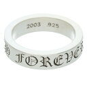 クロムハーツ Chrome Hearts サイズ:22号 6mm SPACER FOREVER 6mmスペーサーフォーエバー シルバーリング(シルバー 11.33g)【517052】【NO05】【小物】【中古】bb411#rinkan*B