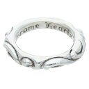 クロムハーツ Chrome Hearts サイズ:18.5号 SCRL BAND スクロールバンド シルバーリング(シルバー 10.06g)【517052】【NO05】【小物】【中古】bb297#rinkan*B