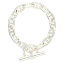 エルメス HERMES サイズ:14LINK Chaine d'Ancre GM シェーヌダンクルGMシルバーブレスレット(シルバー 76.53g)【817052】【FK04】【小物】【中古】bb297#rinkan*B