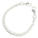 クロムハーツ Chrome Hearts サイズ:ロング CLASSIC LONG-T 2クリップロングクラシック シルバーウォレットチェーン(シルバー 258.07g)【217052】【GZ11】【小物】【中古】bb455#rinkan*B