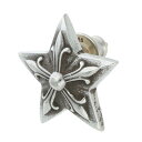 クロムハーツ Chrome Hearts LARGE 5P STAR STUD ラージ5ポイントスタースタッド シルバーピアス(シルバー 2.45g)【717052】【SJ02】【小物】【中古】bb17#rinkan*A