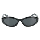 プラダ PRADA サイズ:56□15 SPR26Z-F サイドロゴオーバルサングラス((フレーム)ブラック)【108052】【BS99】【小物】【中古】bb3...