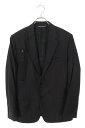 ディオール DIOR サイズ:48 20AW 013C216A3226 ストラップロゴ2Bテーラードジャケット(ブラック)【717052】【OM10】【メンズ】【中古】bb384#rinkan*B