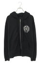 クロムハーツ Chrome Hearts サイズ:M SWTSHRT HD ZIP LTD 東京限定バックホースシュープリントジップアップパーカー(ブラック×シ...