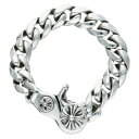クロムハーツ Chrome Hearts サイズ:15LINK CLSC CHN LNK クラシックリンククリップ シルバーブレスレット(シルバー 142.35g)【817052】【SS07】【小物】【中古】bb377#rinkan*B