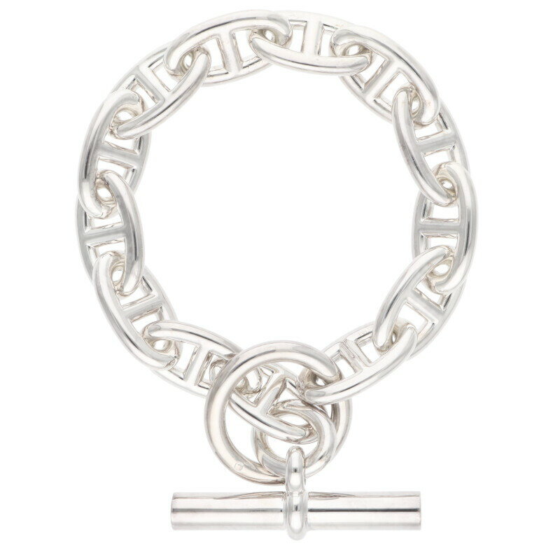 エルメス HERMES　サイズ:13LINK Chaine d'Ancre GM シェーヌダンクルGMシルバーブレスレット(シルバー 68.48g)【427052】【OK15】【小物】【中古】bb433#rinkan*S